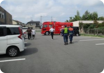 消防訓練の様子